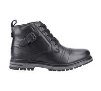 Botas De Moda De Cuero Casual Para Hombre Eros Negras