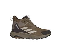 adidas Hombre Terrex Anylander Leather Mid Hiking Shoes, Brown Oxide/Light Brown/Khaki Six, 42 2/3 EU