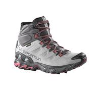 La Sportiva - Zapatillas de senderismo Mujer - Ultra Raptor II Mid Leather W GTX Cloud/Redwood para Mujer de Cuero - Talla 38 - Gris Gris 38