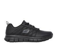 Skechers Mujer Sure Track Erath Trainers, Black Leather, 36 EU