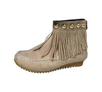 Botas de Montar A Caballo,Botas Tacticas Comodos Elegantes Planas Calentar Piel Forro Cordones Botines Bordado Botines Trekking Aire Libre Zapatos con Tacon Casual o de Fiesta