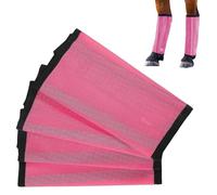 Botas de Mosca para Caballos: Protectores de piernas Reutilizables, envolturas, protección Duradera para Moscas Que minimiza la Fatiga de Las piernas, Reduce el Comportamiento de pisoteo