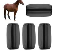 Botas de mosca para, leggings Shoofly para | Leggings para transpirables Botas de caballo de malla, prácticas telas antimoscas para, bandas para patas de caballo, para pastos en establos