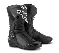 Alpinestars SMX-6 V3 Botas de moto, Negro/Blanco, Talla 47