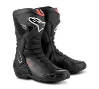 Alpinestars SMX-6 V3 Fluo Botas de moto, negro-rojo, tamaño 46 para Hombres