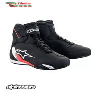 Botas de Moto Alpinestars Sektor Black White RED Zapatillas Negro N 42 9