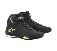 Botas De Moto Alpinestars Sektor Color: Negro/Amarillo Talla: 11=(44)