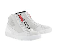 Alpinestars Stated Zapatos de moto, gris-blanco, tamaño 43 44 para Hombres