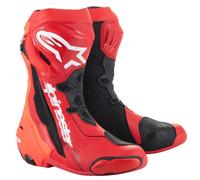 Botas de moto Alpinestars Supertech R rojo fluo 39