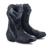 Alpinestars Supertech R Botas de motocicleta, negro-gris, tamaño 46