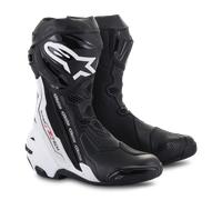 Botas De Moto Alpinestars Supertech R Ventiladas Negro/Blanco43 Negro,Blanco