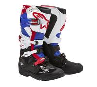 Botas de moto Alpinestars Tech 7 Enduro Drystar Honda Negro-Azul-Blanco-Rojo 48