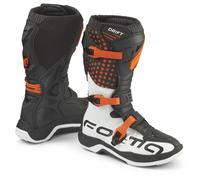 Forma Drift Botas de motocross infantiles, negro-naranja, tamaño 39 para Niños