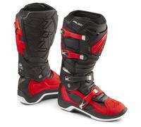 Forma Pilot Botas de motocross, negro-rojo, tamaño 41 para Hombres