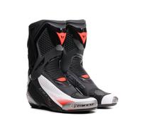 Botas de moto Microfibra Hombre Dainese TORQUE 4 AIR Verano Black/White/Red-Fluo
