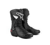 Alpinestars Stella SMX-6 V3 Botas de moto para mujer, negro-blanco-rosa, tamaño 39
