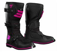 Botas de moto para niños Shot Race 2 Negro y Rosa 40