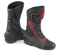 Forma Freccia Evo Botas de moto, negro-rojo, tamaño 48 para Hombres