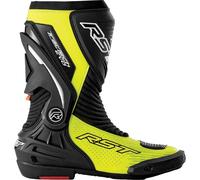 RST Tractech Evo D3O Botas de moto perforadas, negro-amarillo, tamaño 46 para Hombres