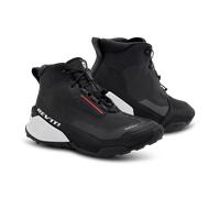 Revit Subduction H2O zapatillas impermeables para motocicletas, negro-blanco, tamaño 45 para Hombres