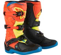 Botas de motocross Alpinestars Tech 3S juveniles, blanco/negro, 8 (42)
