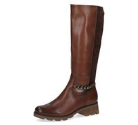 Botas De Mujer Caprice De Cuero De Caño Largo Con Detalle De Cadena 9-25612-41