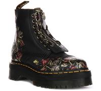 Botas De Mujer Dr Martens Chelsea Sinclair Con Tacón Flores En Negro EU 36-41