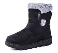 Botas De Mujer Extra Anchas Botines Invierno Caña Ancha Biker Montar A Caballo Calor Antideslizante Estilo Moderno Acabado en Pico mayor durabilidad Ideal para Otono