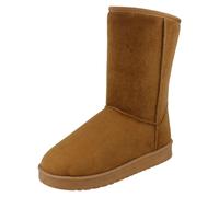 Mujer Spot On Largo Medio Forro Polar Botas F4406