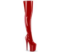 Botas De Muslo De Plataforma De Tacón Alto Pleaser 8" Flamingo 3000