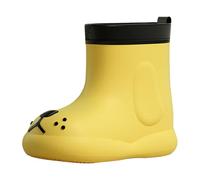 Botas de nieve 35 resistentes al agua First Shoes Buckle Strap Toddler Soft Bottom Transpirable Princess Shoes Botas de goma 32, amarillo, 25 EU