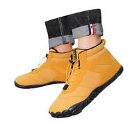 Botas de nieve 37 de invierno con cordones, botas cálidas y cómodas para hombres y mujeres, botas altas, Yellow 2, 42 EU