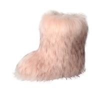 Botas de nieve de piel sintética para mujer, (G), 38 EU