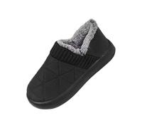 Botas de nieve impermeables para mujer, botas de invierno cálidas con forro de piel sintética, botas planas de color sólido, botas de plataforma cómodas, zapatos de invierno cálidos para mujer