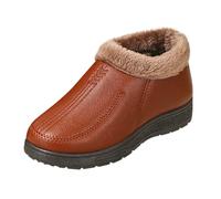 Botas de nieve impermeables para mujer, con forro cálido, antideslizantes | Botines Negros Mujer Con Cordones Botas Negras Botas de Tobillo Botas de Motocicleta Ajustable Zapatos Bajos