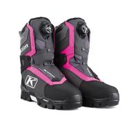 Klim Aurora GTX BOA 2023 Botas de moto de nieve para mujer, negro/rosa, Talla 9