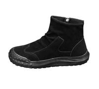 Botas de nieve para hombre, extra anchas, cálidas, con cremallera lateral, antideslizantes, de seguridad, con soporte de arco, botas ortopédicas para senderismo, senderismo, impermeables, cómodas