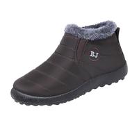 Botas de nieve para mujer, antideslizantes, botas de invierno con forro cálido, botines de suela plana, botas de invierno, para el tiempo libre, botas de invierno, cómodas botas para la temporada de