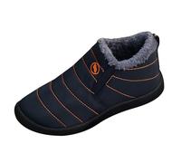 Botas de nieve para mujer, impermeables, térmicas, con forro polar, para mujer, ajuste ancho, acogedoras, cálidas, antideslizantes, ligeras, de talla grande, gruesas, para caminar, zapatos planos de
