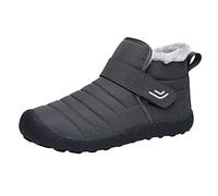 Botas de Nieve para Mujer Terciopelo Mujer Montañismo Parejas Hombre Más Nieve Cálido Al Libre Hook Loop Boots Botas de
