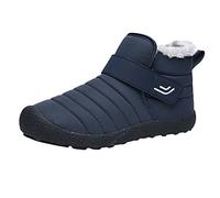 Botas de Nieve para Mujer Terciopelo Mujer Montañismo Parejas Hombre Más Nieve Cálido Al Libre Hook Loop Boots Botas de