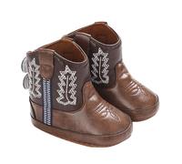 Botas de nieve para niño Bootie Soft Sole No Shoes For Baby Infant Toddler Girls Boys Newborn Bota de lluvia, café, 20 EU