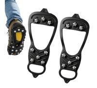 Botas de nieve para zapatos, 2 unidades, universales, antideslizantes, portátiles, consejos de senderismo para botas, ganchos para trekking, escalada, pesca, montañismo al aire libre