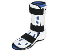 Botas de ortesis Tobillera con cubierta estable Soporte Pierna antideslizante transpirable for fracturas Cuidado de enfermería Alivio del dolor fijo en lugar de yeso(Right,S)