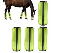 Botas de para Caballos, Mallas equinas Antideslizantes para Las piernas, para Entrenamiento de Carreras, Deportes de participación, establo, Granja, Patio Trasero