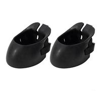 Botas de pezuña de caballo, 2 piezas de goma antideslizante de ion para zapatos, botas ecuestres para caballo para entrenamiento y equitación (L)