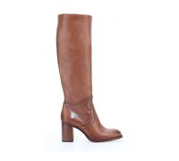 Botas de piel con tacón Mujer Talla 37. Color Marron
