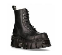 Botas de Piel Militar Unisex NEW ROCK ORIGINAL Plataforma M.NEWMILI083-S39