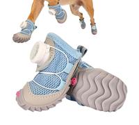 Botas de protección para perro - Botín antiderrapante impermeable y transpirable - Botas para perro de invierno para la lluvia y la nieve de invierno, las adoquines calientes para correr las pequeñas