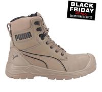 Puma Seguridad Conquest Hombre Working Protector Diario Seguridad Botines Beige